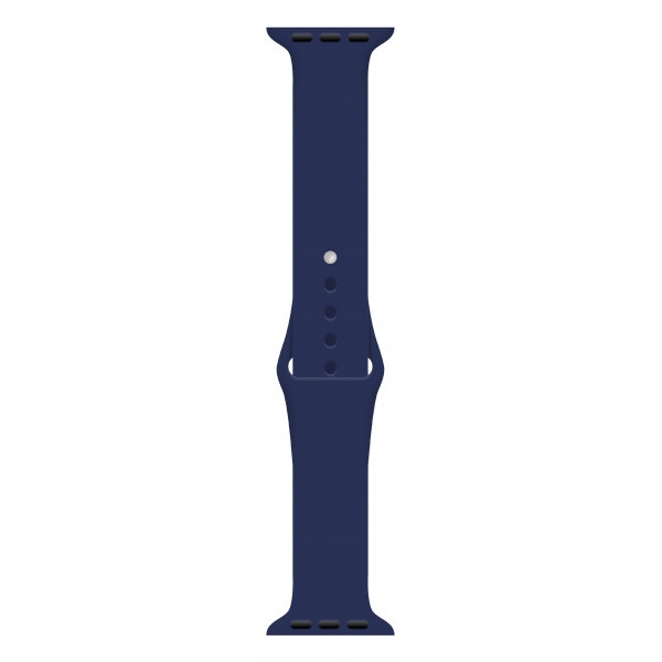 Ремінець для смарт-годинника Intaleo Silicone for Apple Watch 38/40 mm 
Dark blue (1283126494345)