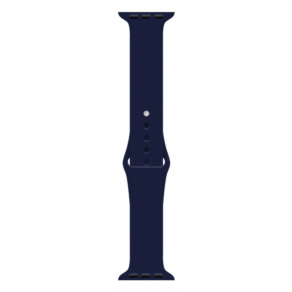 Ремінець для смарт-годинника Intaleo Silicone for Apple Watch 42/44 mm 
Dark blue (1283126494376)
