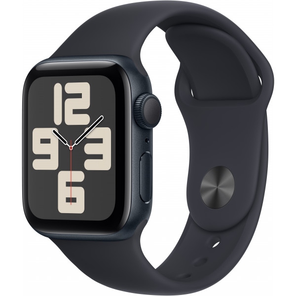 Смарт-годинник Apple Watch SE GPS 40mm Midnight Aluminium Case with Midnight Sport Band - M/L