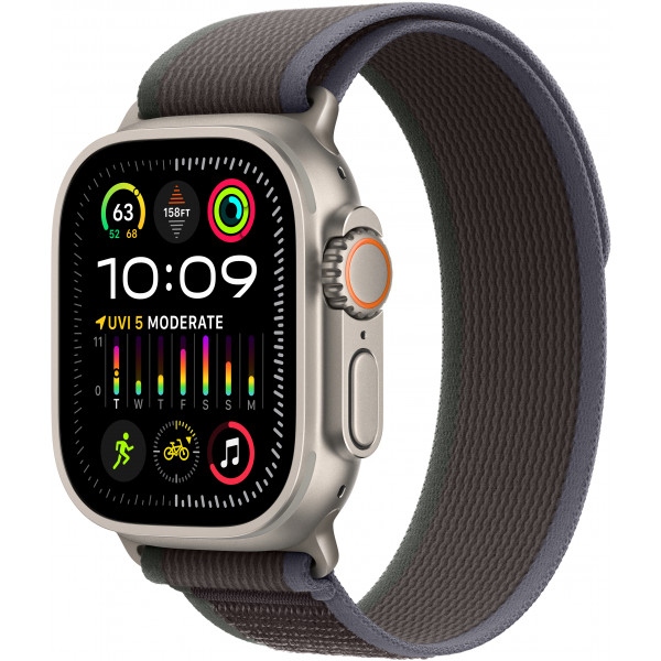 Смарт-годинник Apple Watch Ultra 2 GPS 49mm Titanium Case with Blue/Black Trail Loop - S/M