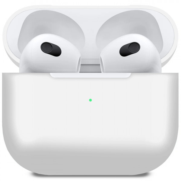 Чохол для навушників MakeFuture Apple AirPods 3 Silicone White (MCL-AA3WH)