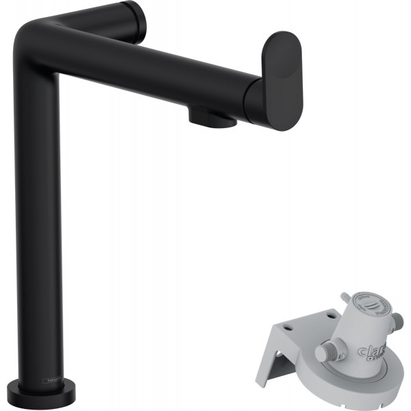Кухонний змішувач Hansgrohe Aqittura M91 Чорний матовий (76804670)