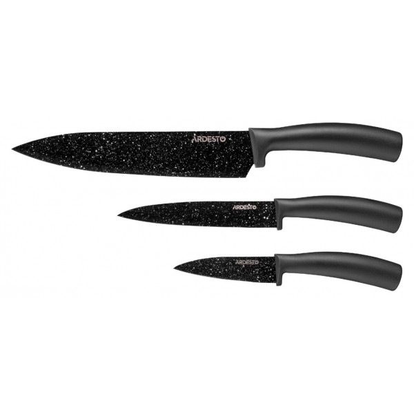 Набір ножів Ardesto Black Mars 3 пр. (AR2103BB)