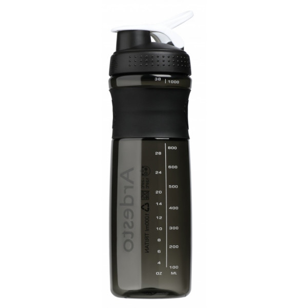 Пляшка для води Ardesto Smart Bottle 1000 мол Black (AR2204TB)