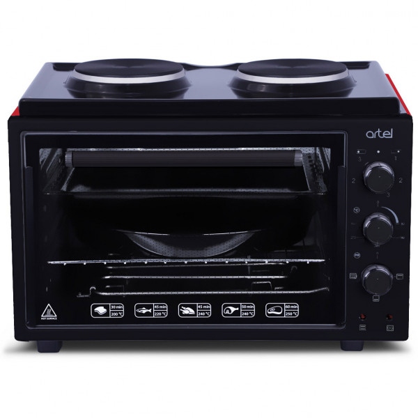 Піч електрична ARTEL MD 3614 Black-Red