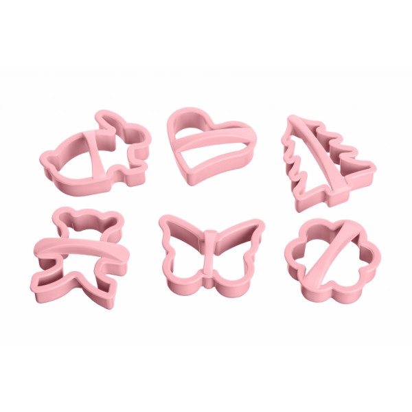 Набір форм для печива Ardesto Tasty Baking Pink 6 шт. (AR2308PP)