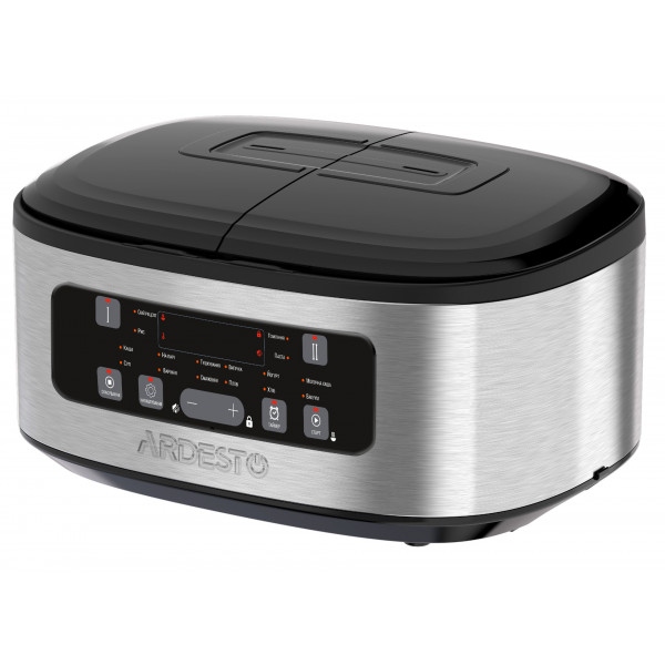 Мультиварка Ardesto DMC-SA1212SB Silver/Black