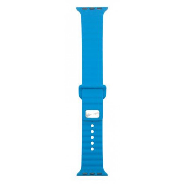Ремінець для смарт-годинника Armorstandart Ribbed for Apple Watch 38/40/41mm Green/Blue (ARM51970)
