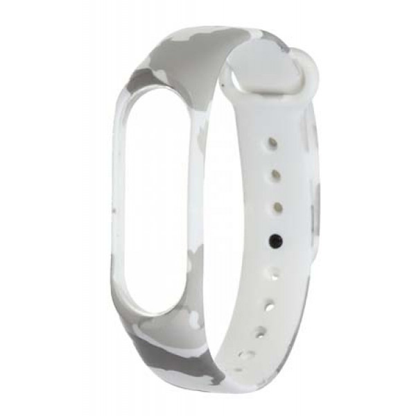 Ремінець для фітнес-браслету Armorstandart for Xiaomi Mi Band 4/3 Khaki White (ARM55640)