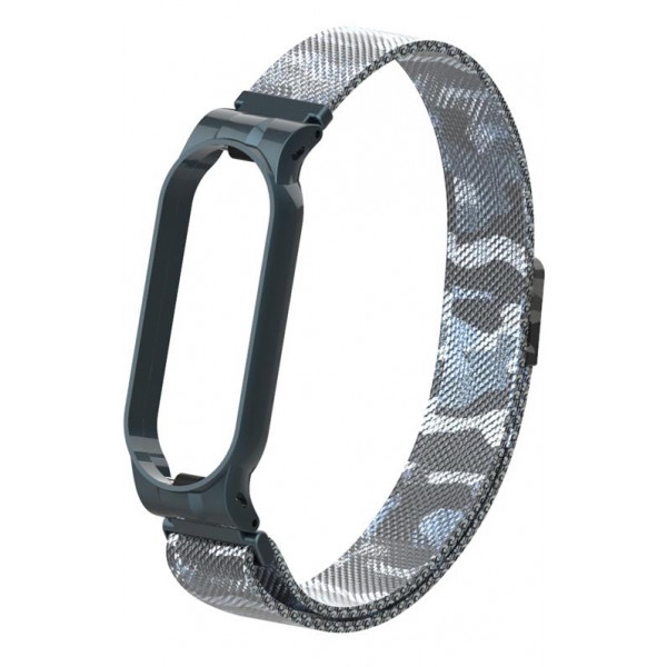 Ремінець для фітнес-браслету Armorstandart Milanese Magnetic Band for Xiaomi Mi Band 5 Khaki White (ARM56857)