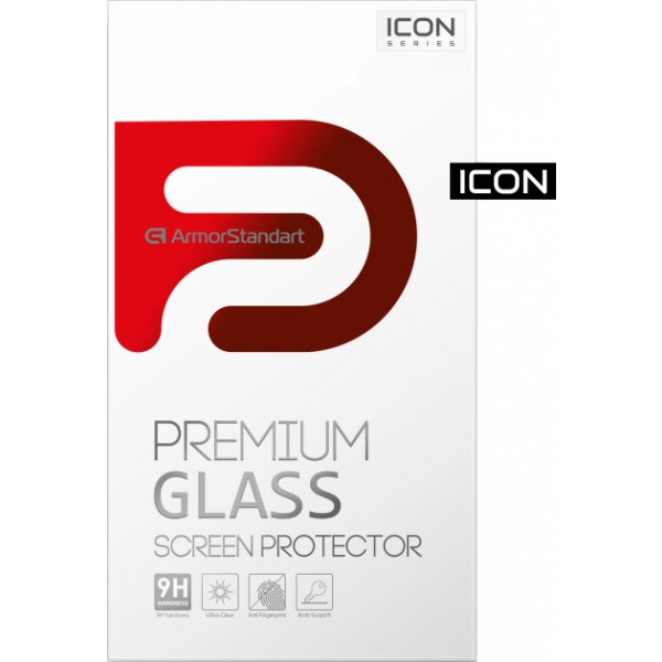 Захисне скло для смартфону Armorstandart Icon for Nokia 2.3 Black 0.33mm (ARM56154-GIC-BK)