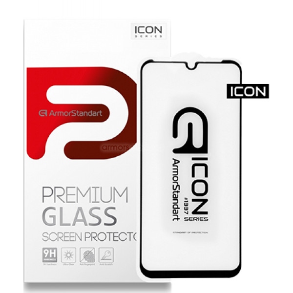 Захисне скло для смартфону Armorstandart Icon for Motorola G8 Plus Black (ARM57654)