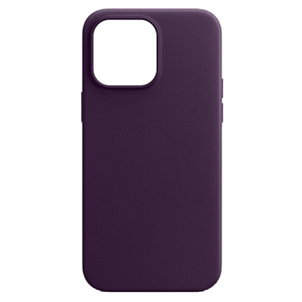 Чохол для смартфону Armorstandart Fake Leather for Apple iPhone 14 Pro Max Dark Cherry (ARM64401)