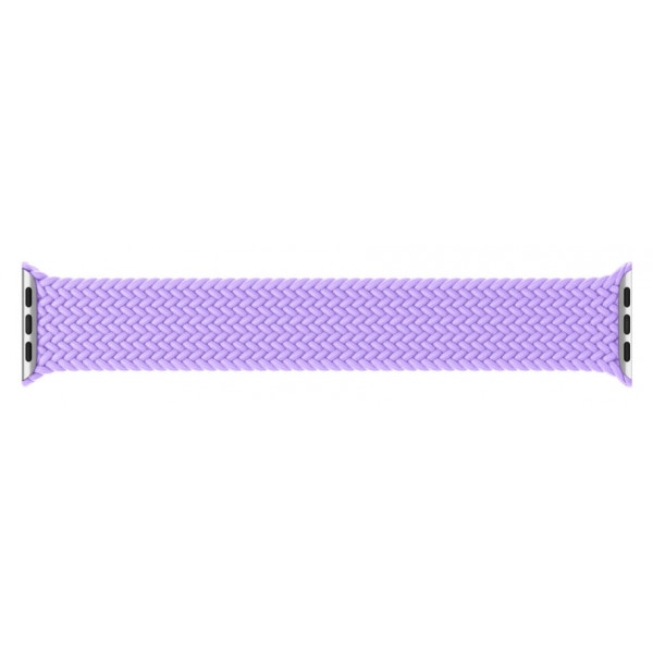 Ремінець для смарт-годинника Armorstandart Braided Solo Loop for Apple Watch 38mm/40mm/41mm Lavender Grey Size 4 (ARM64898)