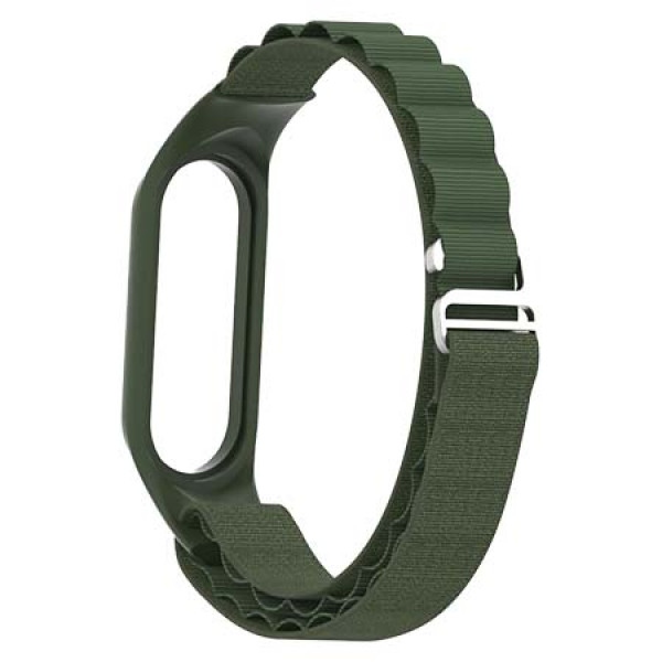 Ремінець для фітнес-браслету Armorstandart AlpinaStyle Band for Xiaomi Mi Band 7/6/5/4 Green (ARM64988)