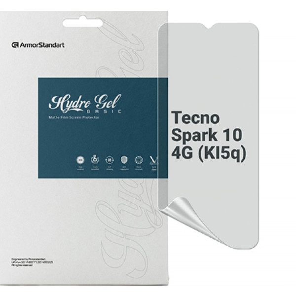 Захисна плівка для смартфону Armorstandart Matte for Tecno Spark 10 4G (KI5q) (ARM67791)