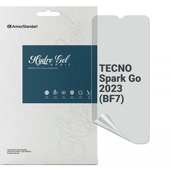 Захисна плівка для смартфону Armorstandart Matte for TECNO Spark Go 2023 (BF7) (ARM67164)