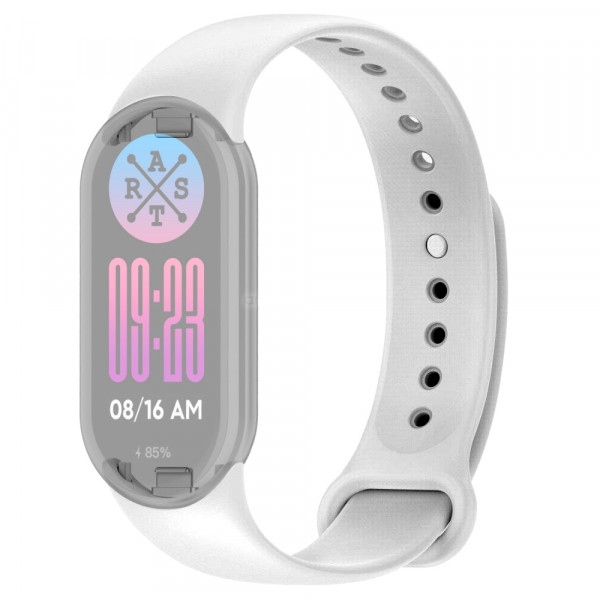 Ремінець для фітнес-браслету Armorstandart for Xiaomi Mi Band 8 White (ARM68018)