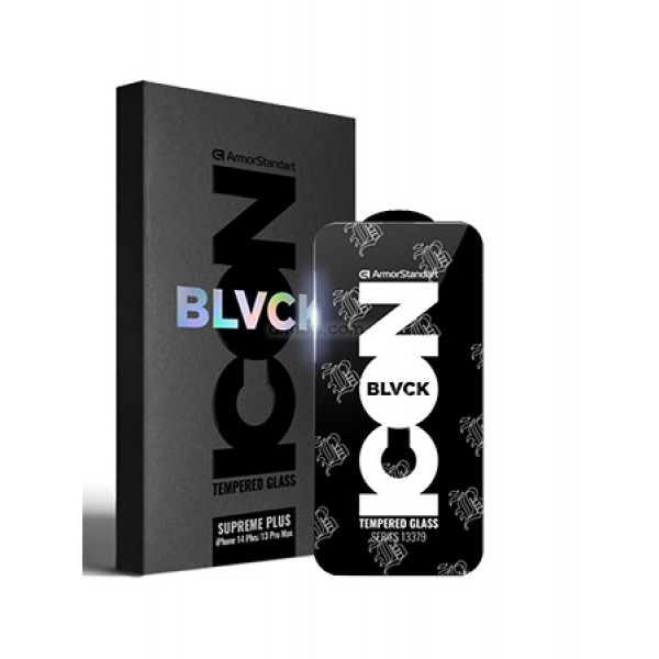 Захисне скло для смартфону Armorstandart Supreme Black Icon 2.5D for Apple iPhone 14 Plus/13 Pro Max (ARM69294)