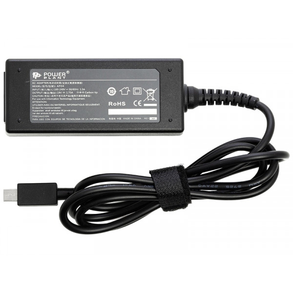 Зарядний пристрій для ноутбука PowerPlant Asus 220V 19V 33W 1.75A mini USB (AS33FMUSB)