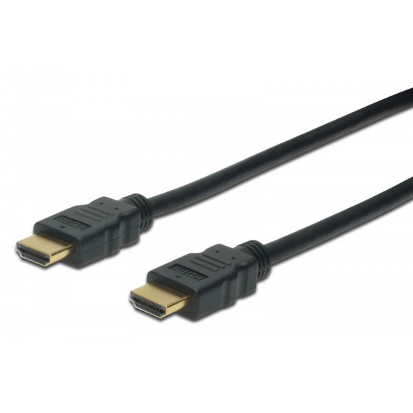 Кабель HDMI Assmann HDMI High speed + Ethernet (AM/AM) 3m Black (AK-330114-030-S)