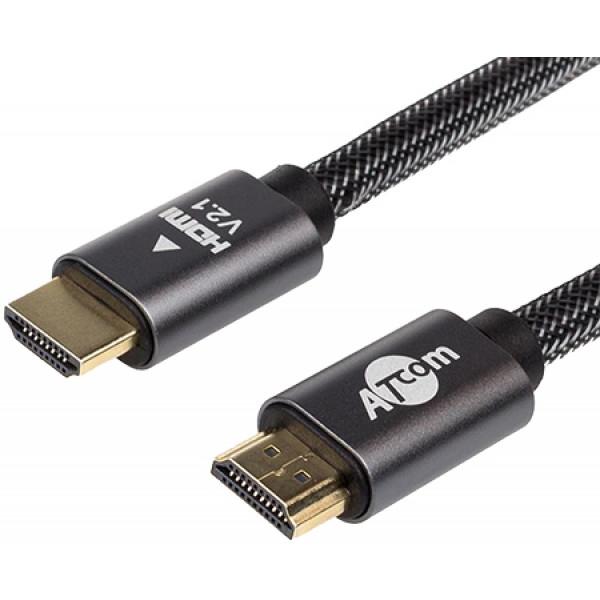Кабель HDMI Atcom Premium HDMI-HDMI ver 2.1, 4К, 30m Black (AT23730)