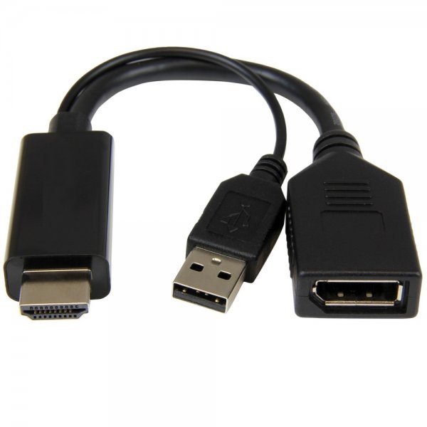 Перехідник Cablexpert HDMI на DisplayPort (A-HDMIM-DPF-01)