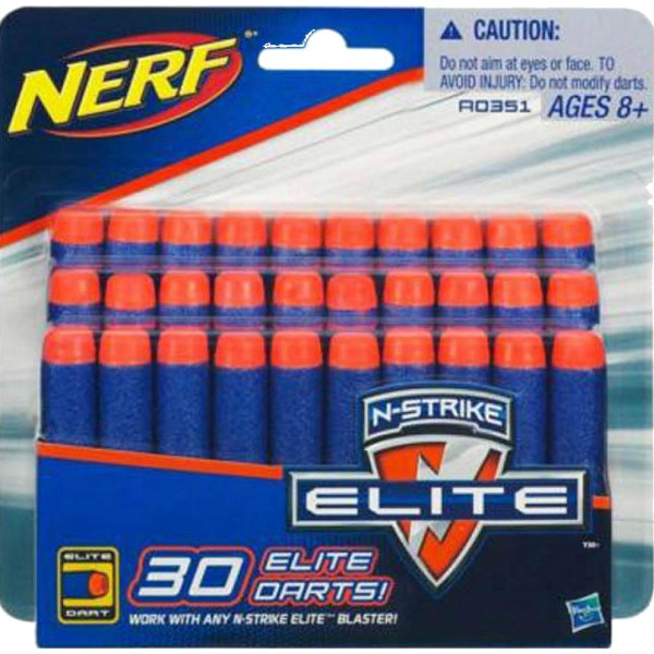 Патрони для бластерів Hasbro Nerf Еліт 30 шт. (A0351)