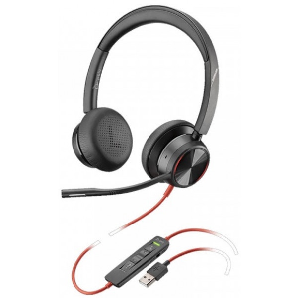 Гарнітура дротова Plantronics Blackwire 8225-M USB-A ANC (214408-01)