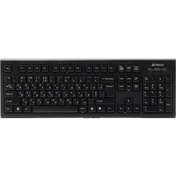 Клавіатура дротова A4tech KR-85 PS/2 Black