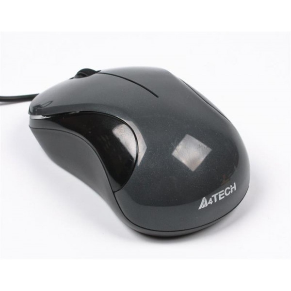 Миша дротова A4tech N-321-1 Glossy Grey USB V-Track