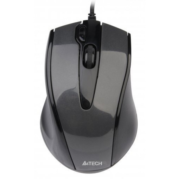 Миша дротова A4tech N-500F-1 Glossy Grey