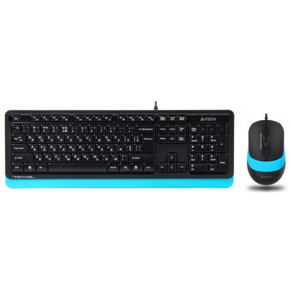 Клавіатура+миша A4tech F1010 (Blue)