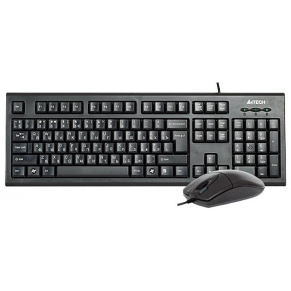 Клавіатура+миша A4tech KR-8520D Black USB
