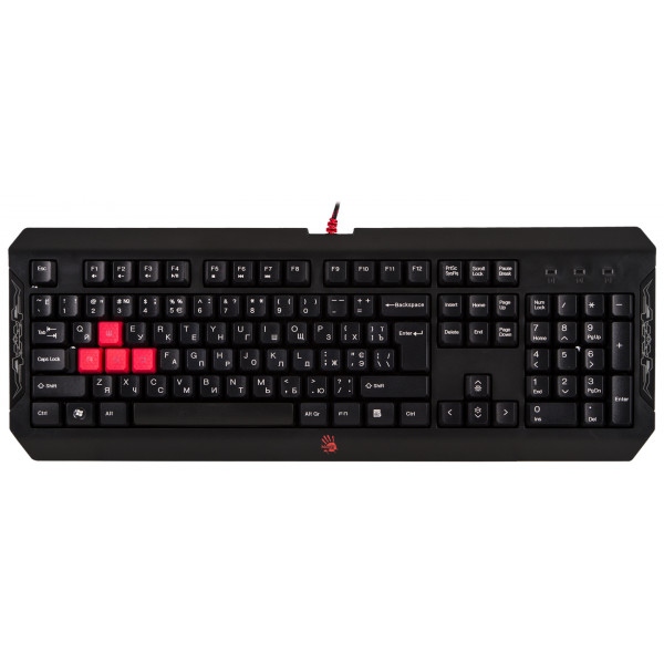 Клавіатура дротова ігрова Bloody Q100  (Black)