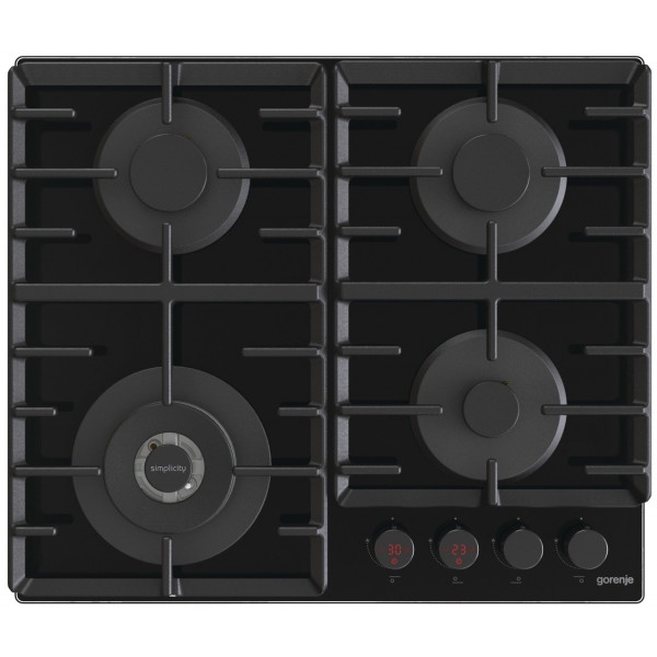 Варильна поверхня газова Gorenje GKTW642SYB Black