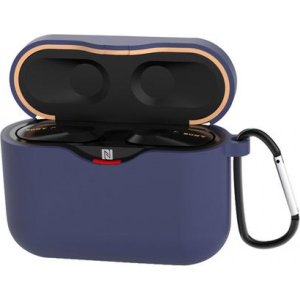 Чохол для навушників BeCover Silicon for Sony WF-1000XM3 Deep Blue (705690)