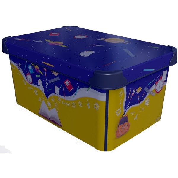 Короб для зберігання Qutu Style Box з/кр. Space school 10 л