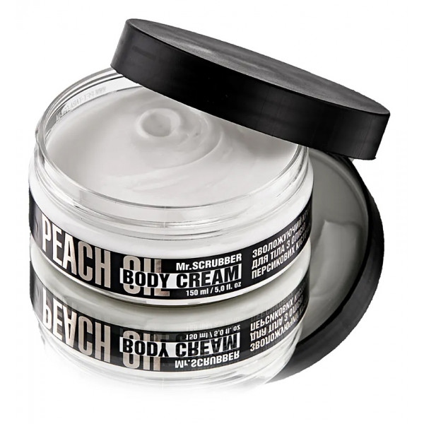 Крем для тіла Mr.Scrubber Зволожуючий З олією персикових кісточок Body Сouture Peach Oil 150мл
