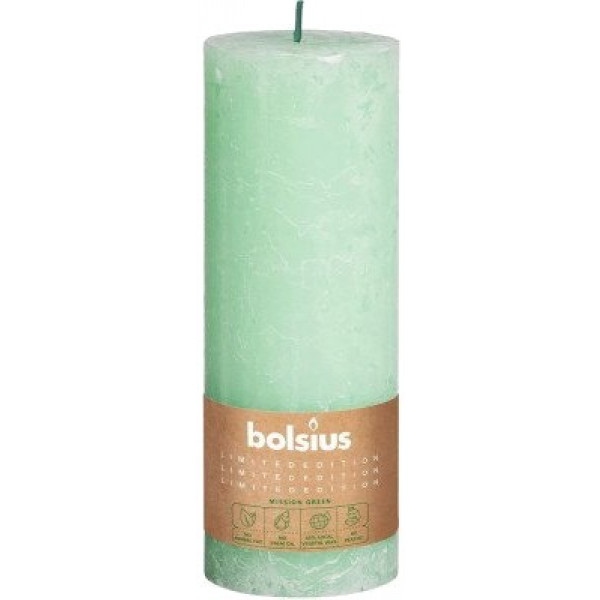 Свічка декоративна Bolsius Divine Earth Rustic 190/68 Вода