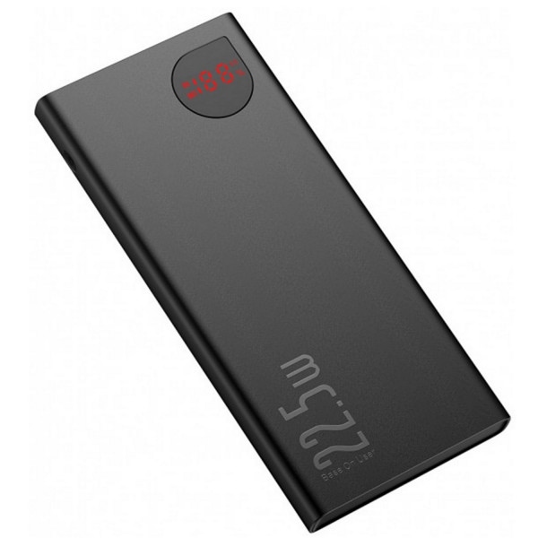 Батарея мобільна Baseus Adaman Metal Digital Display Quick Charge Power Bank 10000mAh 22.5W (2021 Editon) (PPAD070001)