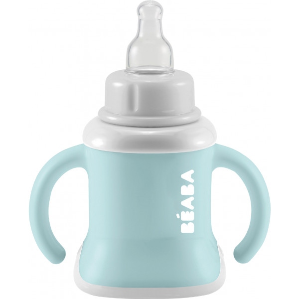 Поїльник-непроливайка дитячий Beaba Ellipse 3 in 1 Evoluclip Training Cup Airy New (913473)