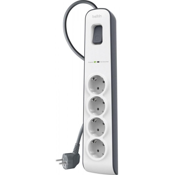 Мережевий фільтр Belkin 4 розетки 2m (BSV400vf2M)
