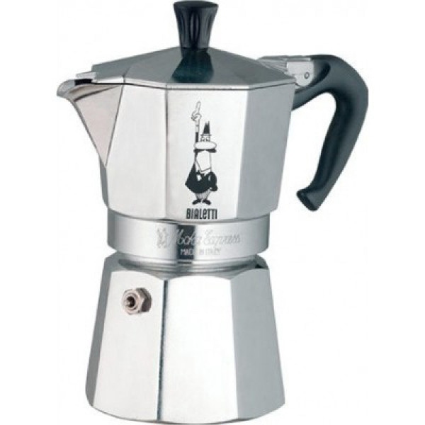 Кавоварка гейзерна Bialetti Moka express, на 6 чашок 0001163