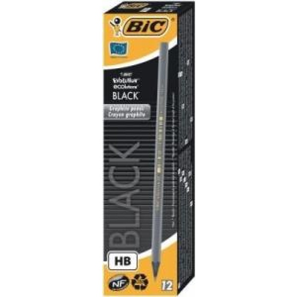 Набір олівців BIC Evolution HB Black 12 шт. (3086123278011)