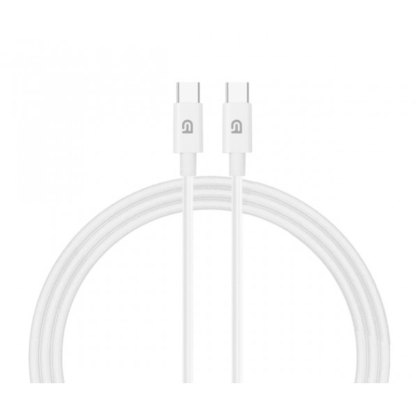 Кабель синхронізації даних Armorstandart ABMM093L USB-C to USB-C Cable 1.2m White (ARM64300)