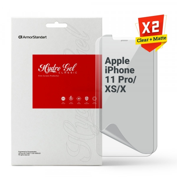 Захисна плівка для смартфону Armorstandart Clear + Matte for Apple iPhone 11 Pro/XS/X (ARM66854)