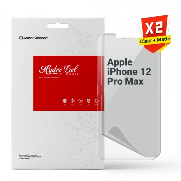 Захисна плівка для смартфону Armorstandart Clear + Matte for Apple iPhone 12 Pro Max (ARM66850)