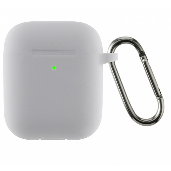 Чохол для навушників Armorstandart Ultrathin Silicone Case With Hook for Apple AirPods 2 Light Grey (ARM59685)