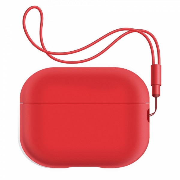 Чохол для навушників Armorstandart Silicone Case with straps for Apple Airpods Pro 2 Red (ARM68614)